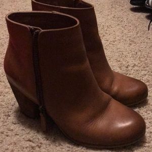 Nordstrom BP Cognac Brown Booties